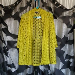 Chartreuse Lace Duster